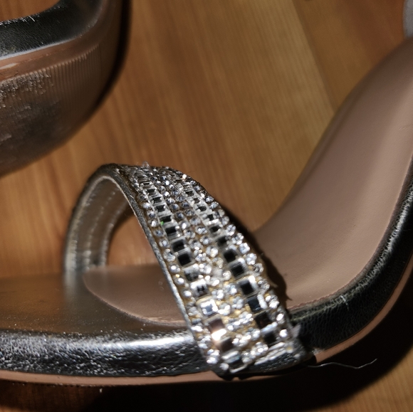 D ❤️ strappy heels Rhinestone ankle strap Stiletto Heels - Picture 7 of 13